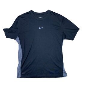 Nike Dri-Fit Shirt Mens Size XL Black Gray